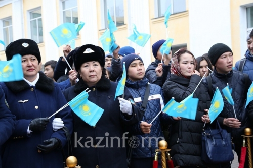 Республиканская акция «Т&#1241;уелсіз &#1178;аза&#1179;стан» отправилась в путь по стране