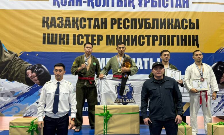 Чемпионат МВД по рукопашному бою: в Павлодаре определили лучших бойцов