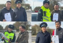Проверка ПДД в Талдыкоргане: акция «Образцовый водитель» напомнила о безопасности